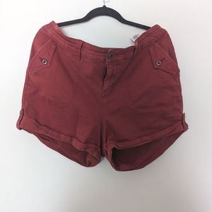 Torrid Size 22 Red Twill Shorts